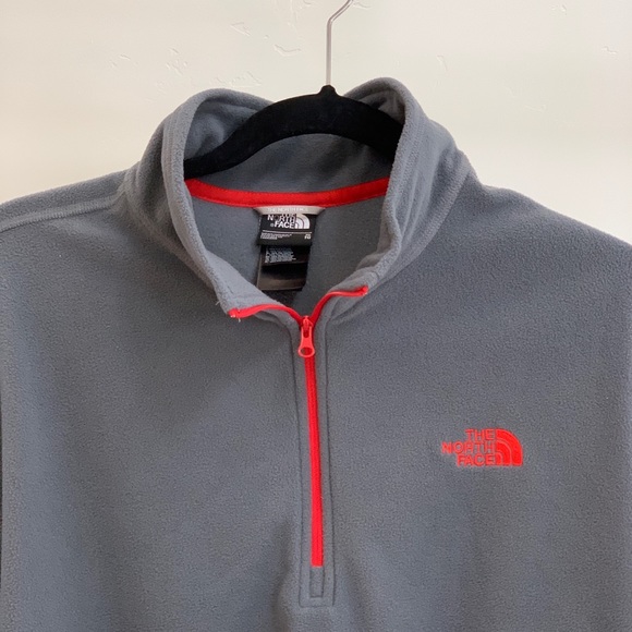 🤩 The North Face Quarter Zip With Red Zipper XL - Picture 5 of 8